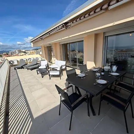 Eclat De - Panoramic Sea View - 3min From The Palais Διαμέρισμα Κάννες